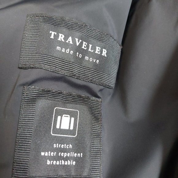 Zara Men's Black Thermore Traveler Full Zip Wind Breaker Jacket Size M - Picture 10 of 13